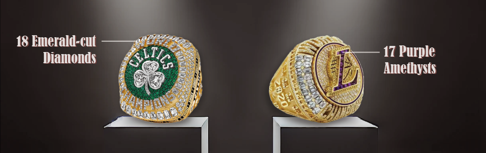 The symbolic meaning behind the number of gemstones on a championship ring.